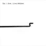 Z type D1.2mm push rod steel wire rc aircraft airplane connecting rod 260mm (2 Pcs)